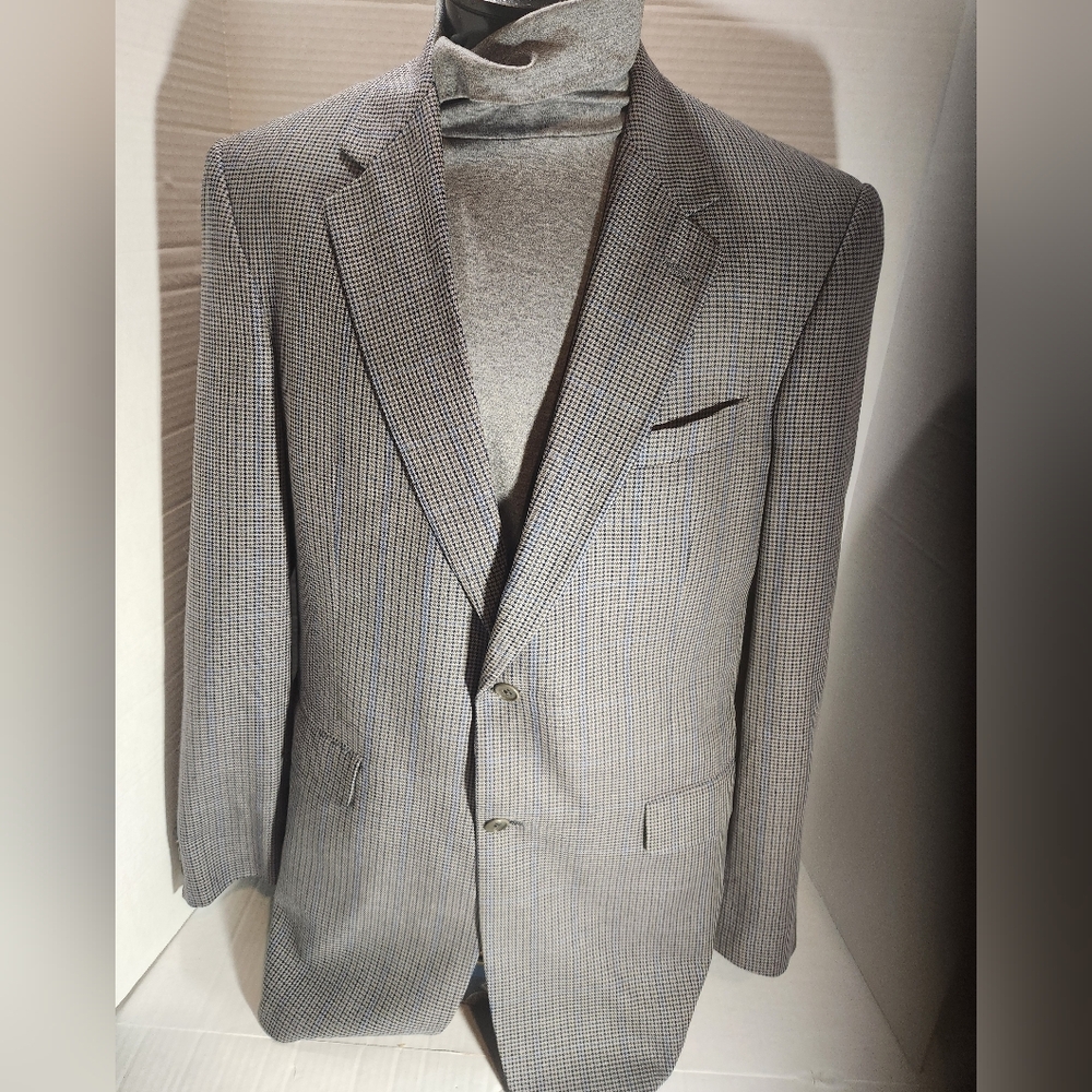 Men's Daniel Cremieux Classic Gray Checkered Blazer
